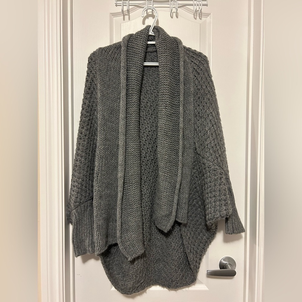 Chunky Knit Open Front Cardigan Sweater | One Size